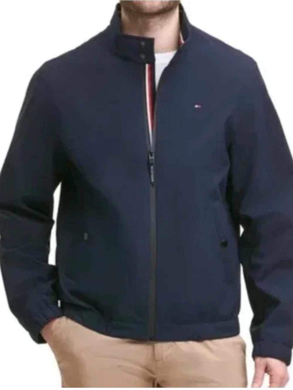 Tommy Hilfiger Navy Windbreaker Jacket